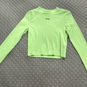 H&M Long sleeve crop top